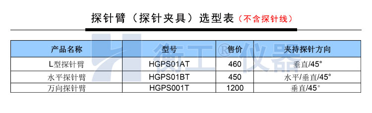 衡工HGPS005探針調整座 探針座 探針夾具 探針臂 夾卡具 微調定位器 探針臺 銅鎢鋼探針